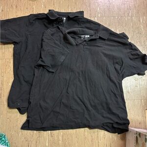 Bundle of 2 5.11 Tactical Black Polo Shirts 3XL *FLAWS